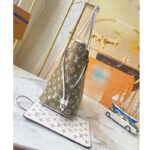 Louis Vuitton Women LV Neverfull MM Carryall Tote Bag Printed Embossed Grained Cowhide – Bild 5