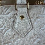 Louis Vuitton Women LV Speedy Bandouliere 20 Bag Beige Embossed Grained Cowhide Leather – Bild 9