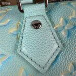 Louis Vuitton Women LV Speedy Bandouliere 20 Bag Green Embossed Grained Cowhide Leather - Image 9