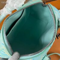 Louis Vuitton Women LV Speedy Bandouliere 20 Bag Green Embossed Grained Cowhide Leather (9)