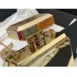 Chanel Women CC Evening Bag Metal Gold - Bild 9