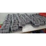 Chanel Women CC Only 1 Bag Set Of 4 Minis Bags Black Lambskin Sequins Glass Pearls - Bild 13