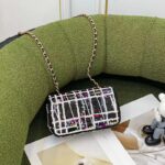 Chanel Women CC Only 1 Bag Set Of 4 Minis Bags Black Lambskin Sequins Glass Pearls - Bild 4