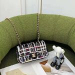 Chanel Women CC Only 1 Bag Set Of 4 Minis Bags Black Lambskin Sequins Glass Pearls - Bild 5