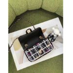 Chanel Women CC Only 1 Bag Set Of 4 Minis Bags Black Lambskin Sequins Glass Pearls - Bild 8