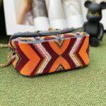 Chanel Women CC Only 1 Bag Set Of 4 Minis Bags Blue Lambskin Sequins Glass Pearls - immagine 9