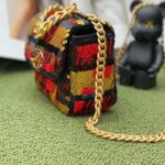 Chanel Women CC Only 1 Bag Set Of 4 Minis Bags Lambskin Sequins Glass Pearls – Image 6