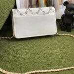 Chanel Women CC Wallet On Chain Embroidered Satin Sequins Gold-Tone Metal White Silver - Image 4