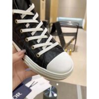 Dior Unisex B23 High Top Sneaker Black CD Diamond Canvas (9)