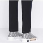 Dior Unisex B23 High Top Sneaker Gray CD Diamond Canvas - immagine 12