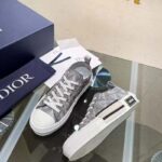Dior Unisex B23 Low Top Sneaker Gray CD Diamond Canvas - immagine 5