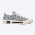 Dior Unisex B23 Low Top Sneaker Grigio CD Diamond Canvas