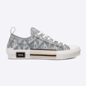 Dior Unisex B23 Low Top Sneaker Gray CD Diamond Canvas