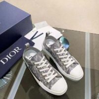 Dior Unisex B23 Low Top Sneaker Gray CD Diamond Canvas (2)