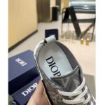 Dior Unisex B23 Low Top Sneaker Gray CD Diamond Canvas - immagine 10