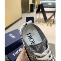 Dior Unisex B23 Low Top Sneaker Gray CD Diamond Canvas (2)