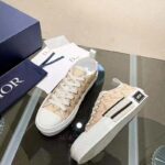 Dior Unisex B23 Low Top Sneaker Natural CD Diamond Canvas – Image 3