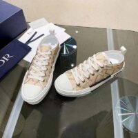 Dior Unisex B23 Low Top Sneaker Natural CD Diamond Canvas (2)