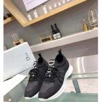 Dior Unisex CD B25 Sneaker Black Neoprene Technical Mesh Low-Top Lace-Up - Imagen 3