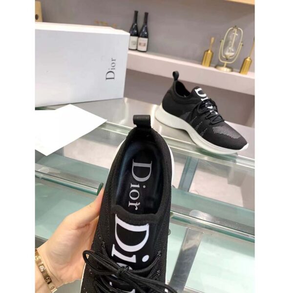 Dior Unisex CD B25 Sneaker Black Neoprene Technical Mesh Low-Top Lace-Up (2)