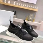 Dior Unisex CD B25 Sneaker Black Neoprene Technical Mesh Low-Top Lace-Up - Imagen 2