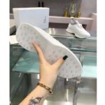 Dior Unisex CD B25 Sneaker Gray Neoprene White Technical Mesh Low-Top Lace-Up - Imagen 7