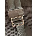 Dior Unisex CD Motion Backpack Beige Black Oblique Jacquard Black Grained Calfskin - Imagen 4