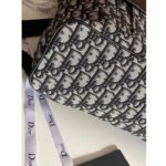 Dior Unisex CD Motion Backpack Beige Black Oblique Jacquard Black Grained Calfskin - Imagen 9