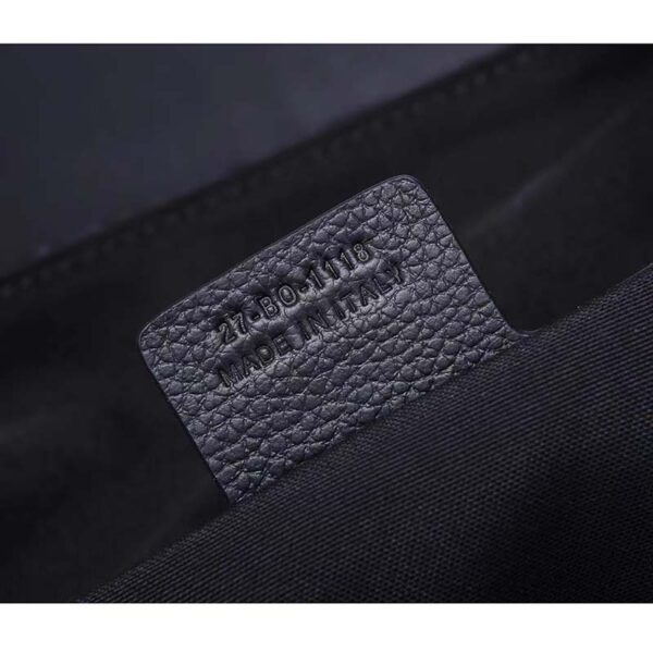 Dior Unisex CD Motion Backpack Black Oblique Jacquard Black Grained Calfskin (11)