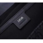 Dior Unisex CD Motion Backpack Black Oblique Jacquard Black Grained Calfskin - Imagen 17