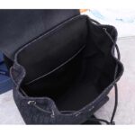 Dior Unisex CD Motion Backpack Black Oblique Jacquard Black Grained Calfskin - Imagen 6