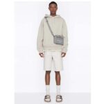 Dior Unisex CD Safari Messenger Bag Gray Grained Calfskin 'Christian Dior 1947' Signature - Image 16