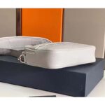 Dior Unisex CD Safari Messenger Bag Gray Grained Calfskin 'Christian Dior 1947' Signature - Image 4