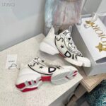 Dior Unisex CD Shoes D-Connect Sneaker White Technical Fabric Union Print - immagine 2