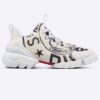 Dior Unisex CD Shoes D-Connect Sneaker White Technical Fabric Union Print