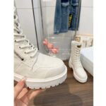 Dior Women CD D-Leader Ankle Boot White Quilted Cannage Calfskin - Bild 10