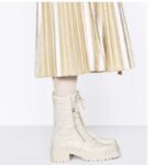 Dior Women CD D-Leader Ankle Boot White Quilted Cannage Calfskin - Bild 11