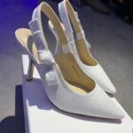 Dior Women CD J'Adior Slingback Pump White Cotton Embroidery 10 Cm Heel – Image 2