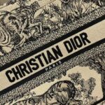 Dior Women CD Large Lady D-Lite Bag Brown Toile De Jouy Embroidery - Bild 7