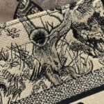 Dior Women CD Medium Book Tote Brown Toile De Jouy Embroidery - Image 8