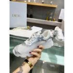 Dior Women CD Shoes Dior Vibe Sneaker White Mesh Silver Tone Technical Fabric – Bild 7