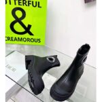 Dior Women CD Symbol Ankle Boot Black Supple Calfskin 15 Cm High - Image 4