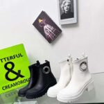 Dior Women CD Symbol Ankle Boot White Supple Calfskin 15 Cm High – Image 6