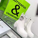 Dior Women CD Symbol Ankle Boot White Supple Calfskin 15 Cm High – Image 2