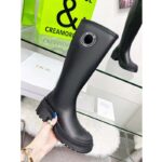 Dior Women CD Symbol Boot Black Supple Calfskin 34 Cm High – Image 5