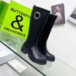 Dior Women CD Symbol Boot Black Supple Calfskin 34 Cm High – Image 3