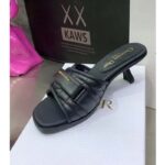 Dior Women Shoes CD Dio(r) Evolution Heeled Slide Black Quilted Cannage Calfskin - Imagen 6