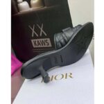 Dior Women Shoes CD Dio(r) Evolution Heeled Slide Black Quilted Cannage Calfskin - Imagen 8