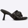 Dior Women Shoes CD Dio(r) Evolution Heeled Slide Black Quilted Cannage Calfskin