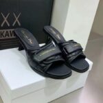 Dior Women Shoes CD Dio(r) Evolution Heeled Slide Black Quilted Cannage Calfskin - Imagen 2